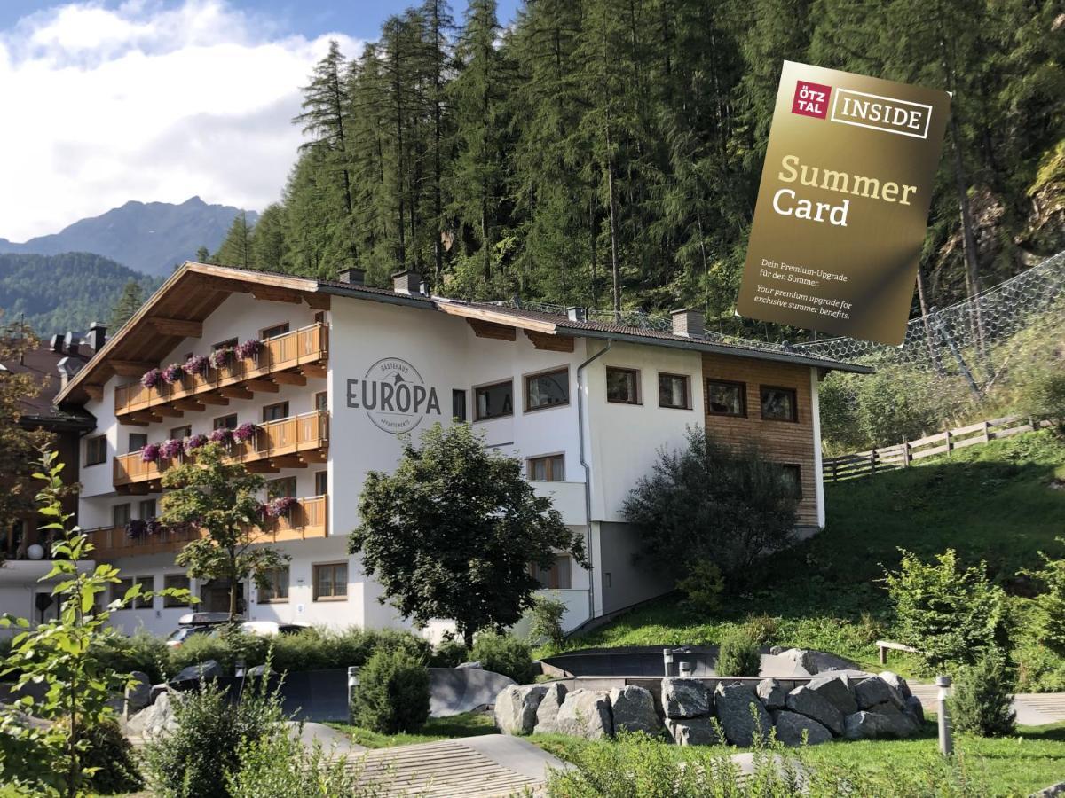 Gaestehaus Europa Sölden Exterior foto